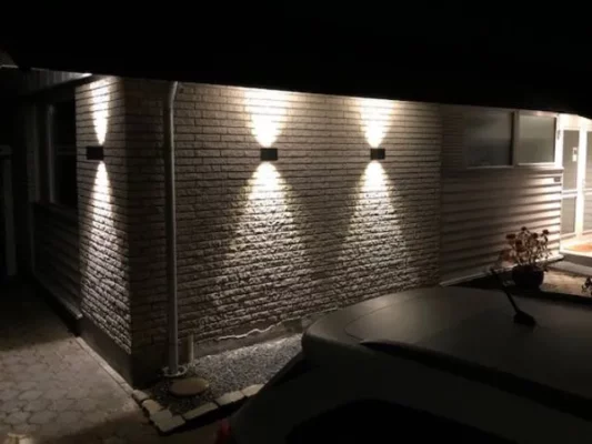 Belysning elektriker elstyrken belysningsanlæg