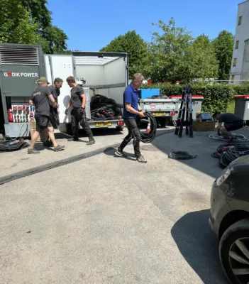 Sommersol på slottet elstyrken