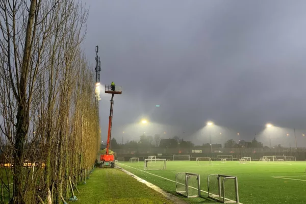 Sportsbelysning fodboldanlæg i Gentofte Kommune 2